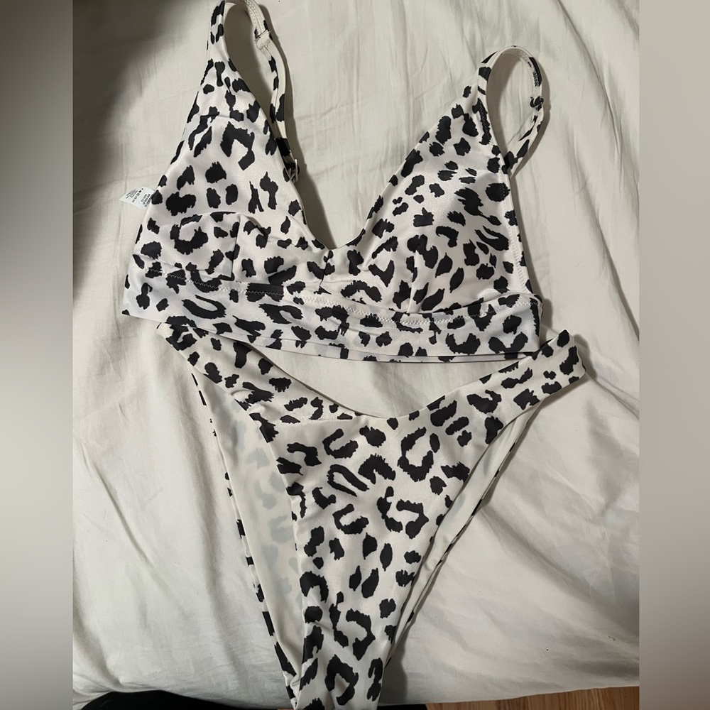 Leopard print aerie swimsuit